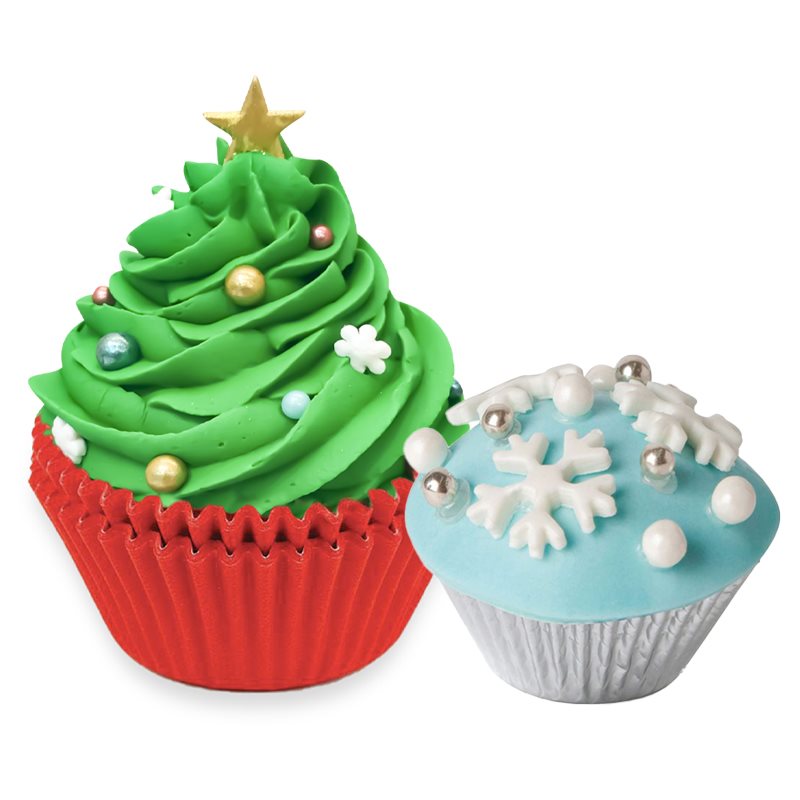 Christmas Cakes And Cupcakes Cake Decorating Baking Supplies For Christmas Winter