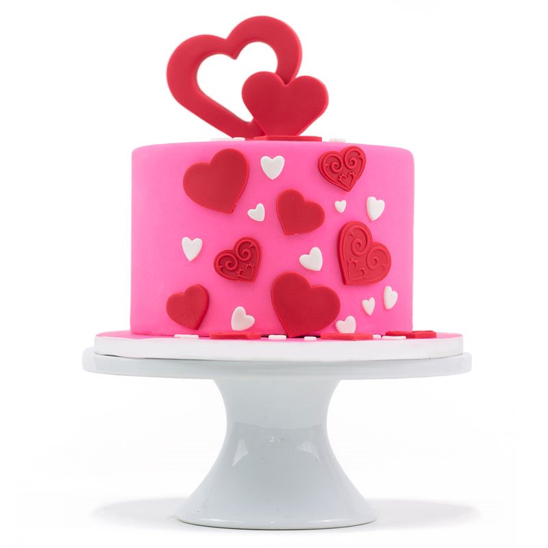 Valentine's Day Cake Pans & Cake Stencils