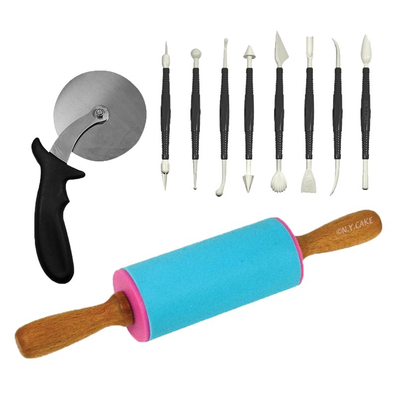 Rolling Pins, Design Rollers,Trimmers,Modeling Tools & Smoothers