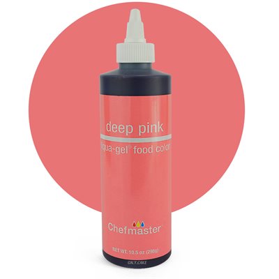 Deep Pink Liqua-Gel Color -10.5 ounce By Chefmaster