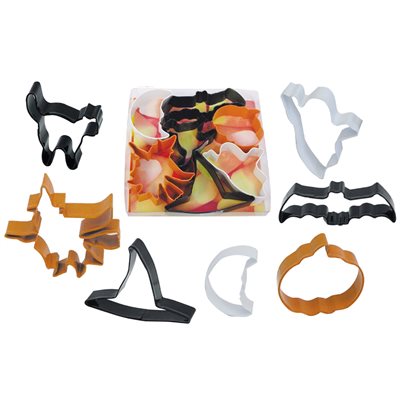 Halloween Cookie Cutter Poly Resin Set of 7