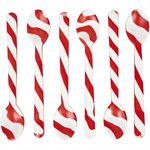 Peppermint Candy Spoons 6ct
