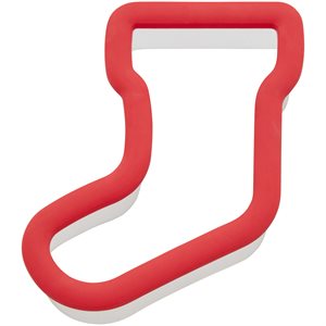 Stocking Grippy Plastic Cookie Cutter