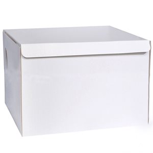 12x12x8 White Cake Box (Single)