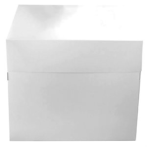 14x14x10 White Cake Box, 2 piece