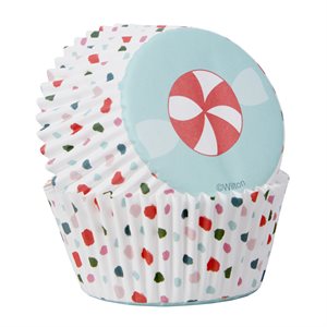 Candy Swirl Baking Cups 75ct