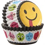 Emoji Mini Cupcake Liner -100 ct By Wilton
