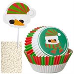 Snowman Cupcake Decorating Kit 