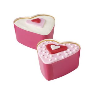 3 inch Heart Disposable Bakeware 