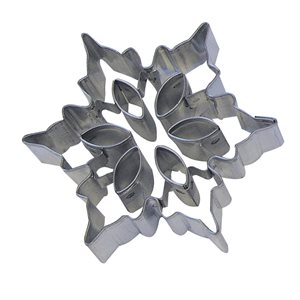 Snowflake Cookie Cutter with Cut Outs 3 Inch
