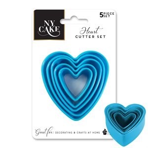 Heart Shape Fondant, Pastry and Cookie Cutters