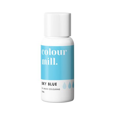 Sky Blue Oil-Based Coloring - 20mL By Colour Mill
