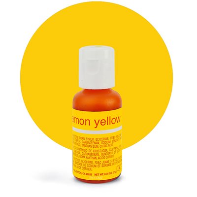 Lemon Yellow Liqua-Gel Color - .70 ounce By Chefmaster