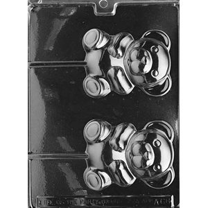 Large Teddy Lollipop Chocolate Candy Mold