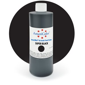 Super Black Airbrush Color 9 Ounces By Americolor 