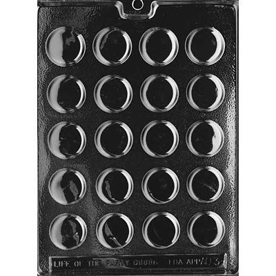 Thin Peppermint Patty Chocolate Candy Mold