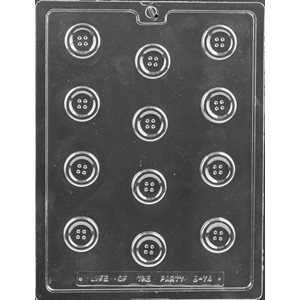 Buttons Bite Size Chocolate Candy Mold