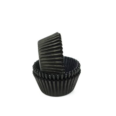 Black Mini Cupcake Baking Cup Liner