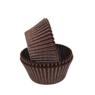 Brown Glassine Standard Cupcake Baking Cup Liner