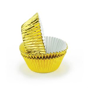 Gold Foil Standard Cupcake Baking Cup Liner
