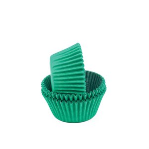 Green Mini Cupcake Baking Cup Liner