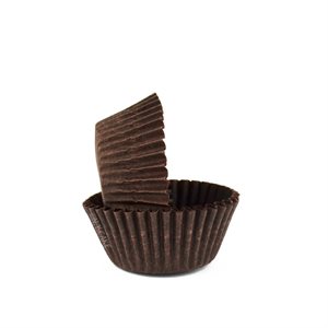 Brown Mini Cupcake Baking Cup Liner