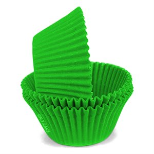 Green Jumbo Cupcake Baking Cup Liner