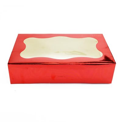 Red Cookie Box 1 Pound