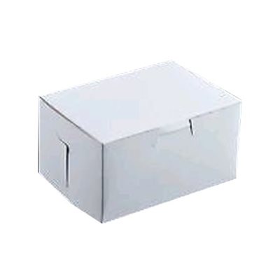 6 X 4 X 2 3 / 4 Inch White Cake Box 