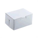 9 X 5 X 4  Inch White Cake Box 