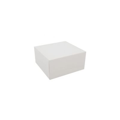 9 X 9 X 5 Inch White Cake Box 