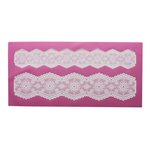 Broderie Anglais Half Cake Lace Mat By Claire Bowman