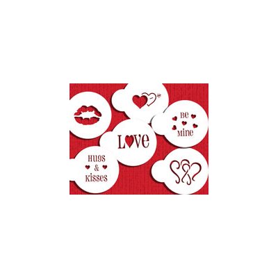 Valentine Cookie Stencil