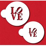 Love Sculpture Cookie Stencil Set By Designer Stencils