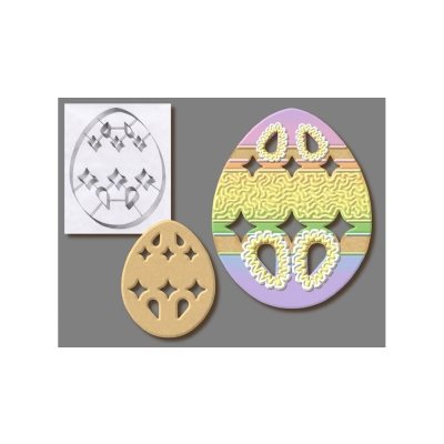 Easter Egg Cookie Cutter 7 1 / 2 Inch