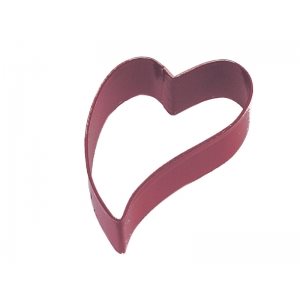 Folk Heart Cookie Cutter Poly Resin 3 Inch