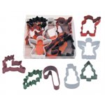Christmas Holly Cookie Cutter Set Poly Resin 7 Pcs