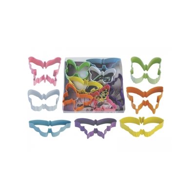 Butterfly Cookie Cutter Set Poly Resin 7 Pcs.