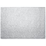 14 X 19 Inch Rectangle Silver Cake Board 1 / 2 Inch Thick