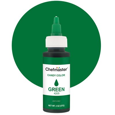 Green Liquid Candy Color - 2 ounce By Chefmaster