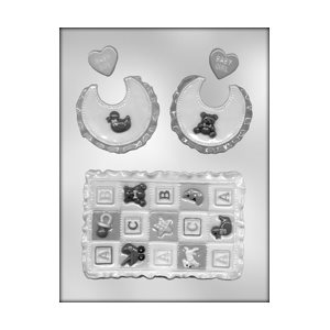 Baby Quilt Chocolate Candy Mold