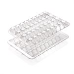 Clear Macaron Container - Holds 36 Macarons (Set of 2)