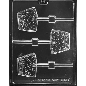 Boxer Shorts with Hearts Lollipop Chocolate Candy Mold