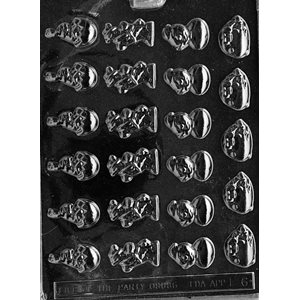Easter Assortment with Rooster Chocolate Candy Mold