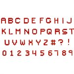 Pixel Alphabet Cutter Set By FMM