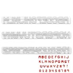 Pixel Alphabet Cutter Set By FMM