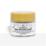 Bright White Fondust Food Coloring By Roxy Rich 4 gram
