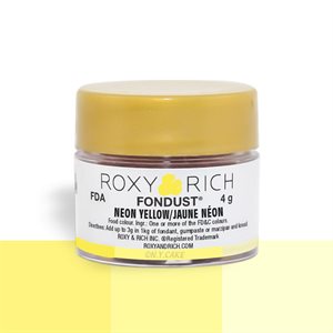 Neon Yellow Fondust Food Coloring By Roxy Rich 4 gram