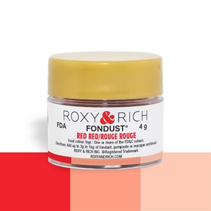 Red Red Fondust Food Coloring By Roxy Rich 4 gram
