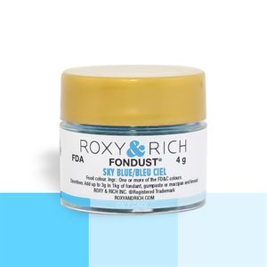 Sky Blue Fondust Food Coloring By Roxy Rich 4 gram